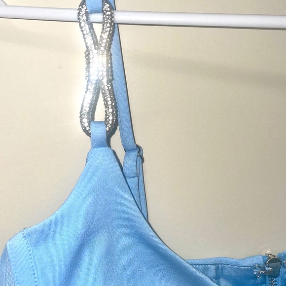 Miss Circle Tristyn Corset Top in Blue - Picture 2 of 2